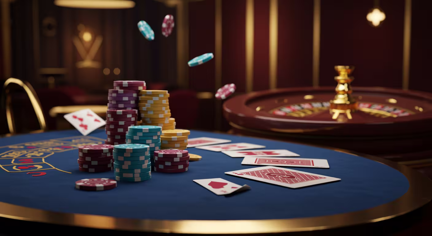 Aerobet strategy board with roulette chips